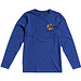 ELEVATE Herren Öko Langarmshirt Ponoka, blau, XS