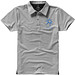 ELEVATE Herren Stretch Poloshirt Markham, grau meliert, L
