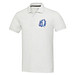 Emerald Polo Unisex aus recyceltem Material, weiss, 3XL