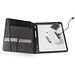 EMERGE FOLDER II. A4 Mappe aus recyceltem Polyester (100% rPET) 300D mit elastischem Verschluss, Schwarz