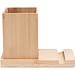 ERWIN. Schreibtischset mit Handyhalter und Becher, Natur