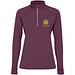 Estambul Half-Zip Sweatshirt für Damen, Plum red, S