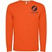 Estoril Langarm-Shirt Unisex, Fire orange, 2XL