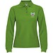Estrella Langarm Poloshirt für Damen, Grass Green, 2XL