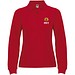 Estrella Langarm Poloshirt für Damen, rot, 2XL