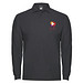 Estrella Langarm Poloshirt für Herren, Dark Lead, S