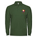 Estrella Langarm Poloshirt für Herren, dunkelgrün, M