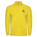 Estrella Langarm Poloshirt für Herren, gelb, M