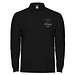 Estrella Langarm Poloshirt für Herren, schwarz, 2XL