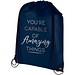 Evergreen Sportbeutel aus recyceltem GRS Non Woven 5 L, navy