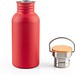 EWING. Edelstahlflasche (90 % recycelt) mit einwandiger Ausführung, Rot