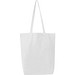 Fairtrade Baumwolltasche mit Bodenfalte PIOTR, weiß