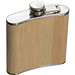 Flachmann mit Bambusummantelung, beige