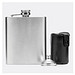 Flachmann-Set GENTLEMAN,schwarz, silber