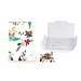 Flower-Card mit Samen, Gartenkresse, 1-seit. Druck