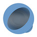 Food-Bowl ToGo, 1,0 l, behagliches blau/transparent