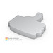 Geiger-Notes Haftnotiz Form aus 100 x 72 mm, 100 Blatt, inkl. Druck, Daumen