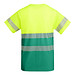 Funktionsshirt Tauri mit kurzen Ärmeln, M, garden green/fluor yellow