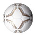 Fußball Strike, groß, weiß/gold/silber