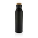 Gaia Vakuumflasche aus RCS recyceltem Stainless-Steel, schwarz