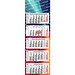 Geiger-Notes Monatskalender Penta Light 5 Bestseller, inkl. Druck, hellgrau