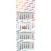 Geiger-Notes Monatskalender Profil 4 green+blue, inkl. Druck