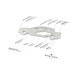 ROMINOX® Key Tool Car/Auto (18 Funktionen) im Motiv-Mäppchen Frohe Ostern
