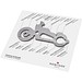 Geschenkartikel: ROMINOX® Key Tool Motorbike / Motorrad (21 Funktionen) im Motiv-Mäppchen Werkzeug, silber