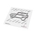 ROMINOX® Key Tool SUV / Auto (19 Funktionen) im Motiv-Mäppchen Merry Christmas