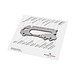 ROMINOX® Key Tool Truck / LKW (22 Funktionen) im Motiv-Mäppchen Frohe Ostern, grün