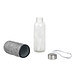 Glas-Trinkflasche TAKE JUTY, grau
