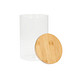 Glasbehälter Bamboo, 1,6 l, transparent