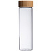 Glasflasche mit Bambusdeckel  Santa Cruz, 500 ml, transparent