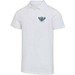 Graphite 180 g/m² Kurzärmeliges Poloshirt Bio Baumwolle (OCS), unisex, weiss, XS
