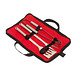 Grillbesteck SMOKY,rot, schwarz