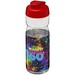 H2O Active® Base 650 ml Sportflasche mit Klappdeckel, transparent/rot