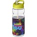 H2O Active® Base Tritan™ 650 ml Sportflasche mit Ausgussdeckel, transparentklar/limone