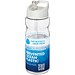 H2O Active® Eco Base 650 ml Sportflasche mit Ausgussdeckel, transparent/weiß