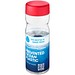 H2O Active® Eco Base 650 ml Sportflasche mit Drehdeckel, transparent/rot
