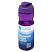 H2O Active® Eco Base 650 ml Sportflasche mit Klappdeckel, lila/ lila