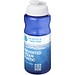 H2O Active® Eco Big Base 1L Sportflasche mit Klappdeckel, blau/weiß