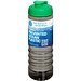 H2O Active® Eco Treble 750 ml Sportflasche mit Stülpdeckel & Trinkklappe, kohle, grün