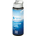 H2O Active® Eco Vibe 850 ml Sportflasche mit Ausgussdeckel, kohle, weiß