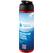 H2O Active® Eco Vibe 850 ml Sportflasche mit Klappdeckel, rot, schwarz