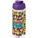 H2O Active® Octave Tritan™ 600-ml-Sportflasche mit Klappdeckel, transparentklar/lila