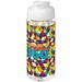 H2O Active® Octave Tritan™ 600-ml-Sportflasche mit Klappdeckel, transparentklar/weiß