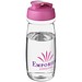 H2O Active® Pulse 600 ml Sportflasche mit Klappdeckel, transparent/rosa
