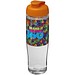 H2O Active® Tempo 700 ml Sportflasche mit Klappdeckel, transparent/orange