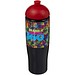 H2O Active® Tempo 700 ml Sportflasche mit Stülpdeckel, schwarz/rot