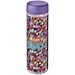 H2O Active® Vibe 850 ml Sportflasche mit Drehdeckel, transparent/lila